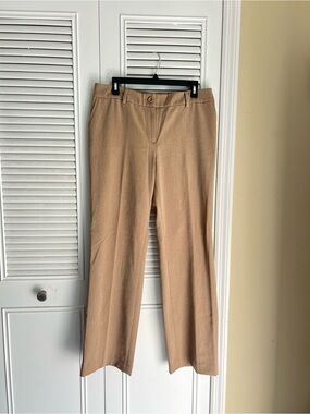 Talbots Brown Signature Straight Trousers Size 10